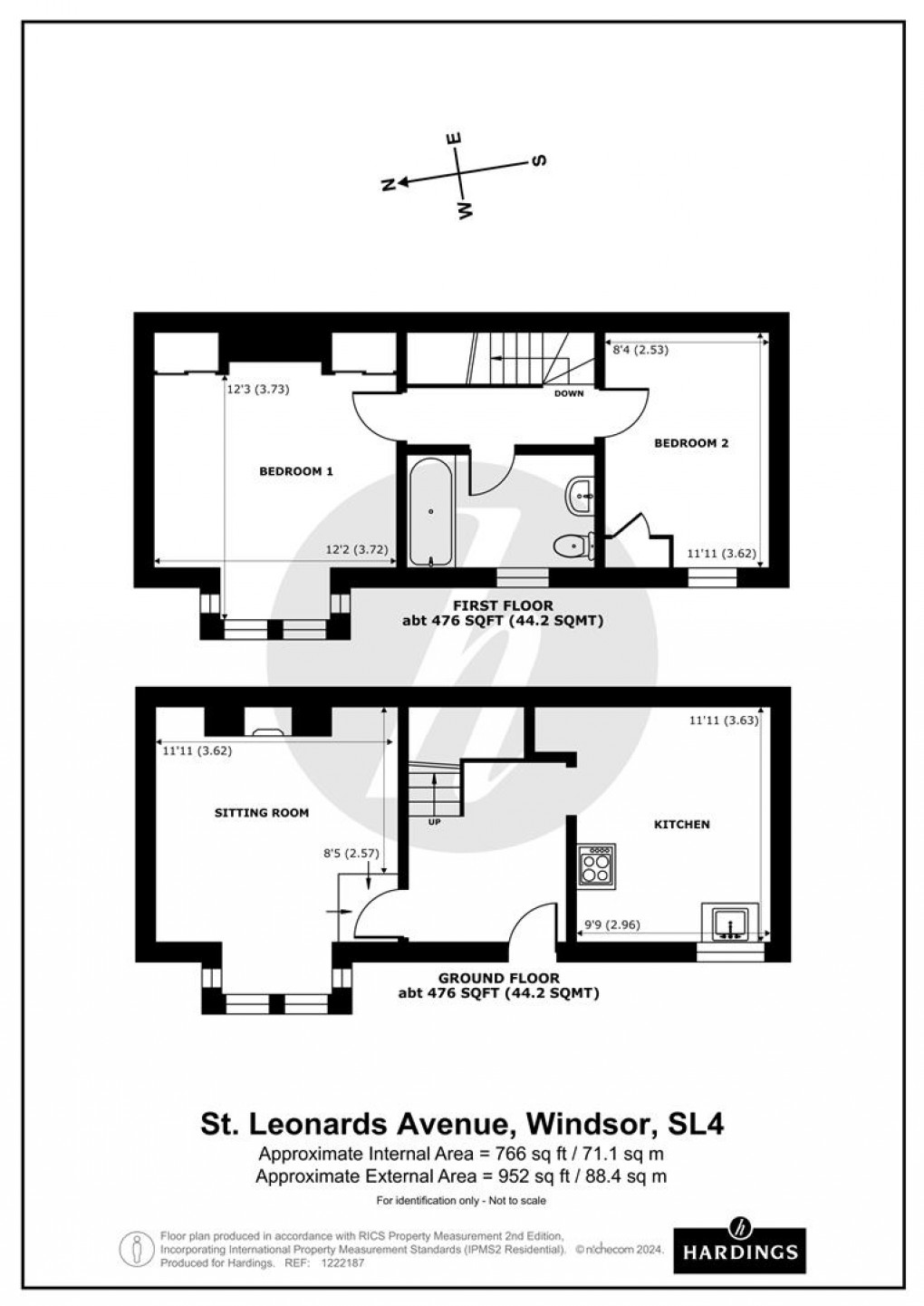 Floorplan for St. Leonards Avenue, Windsor