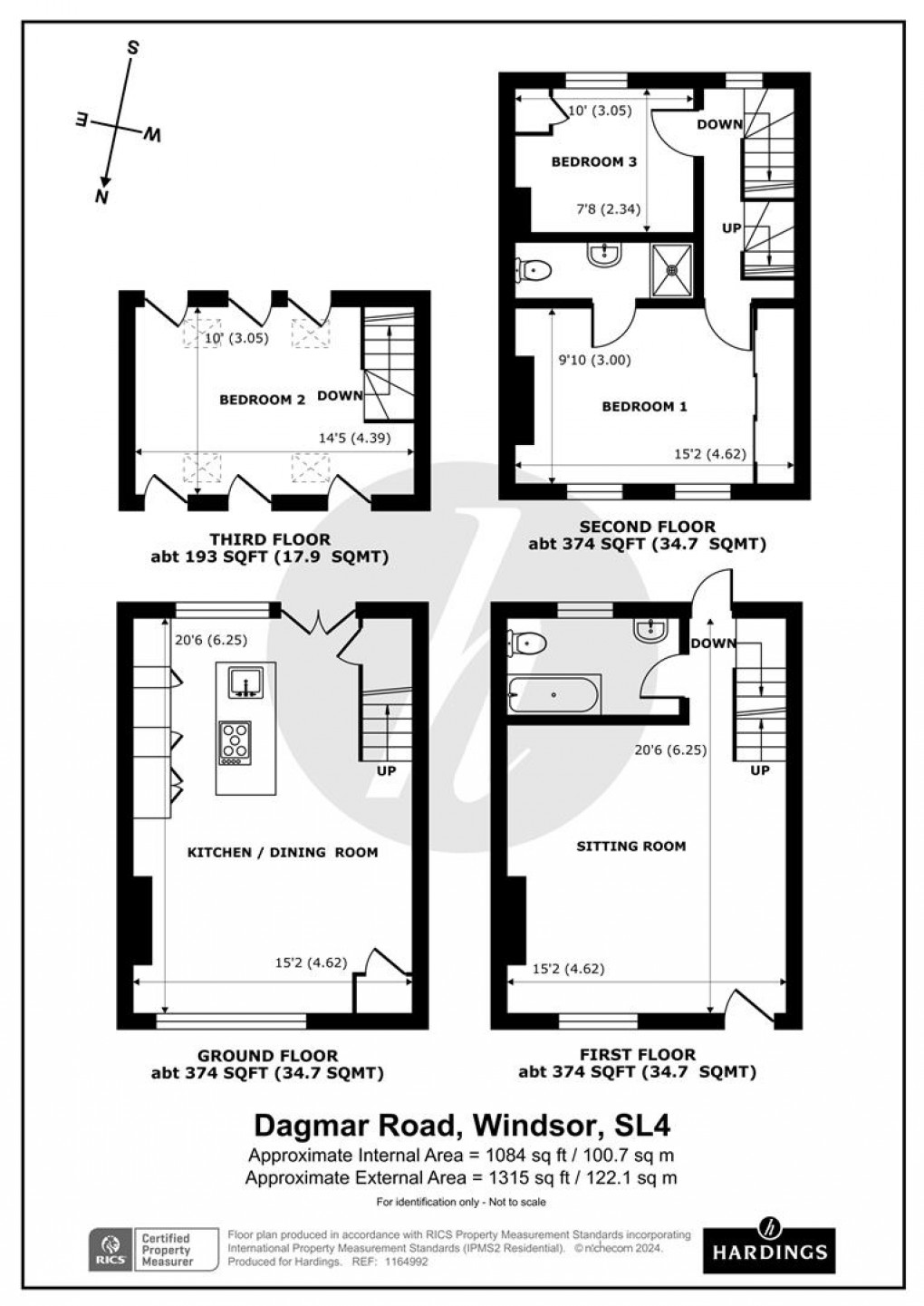 Floorplan for Dagmar Road, Windsor