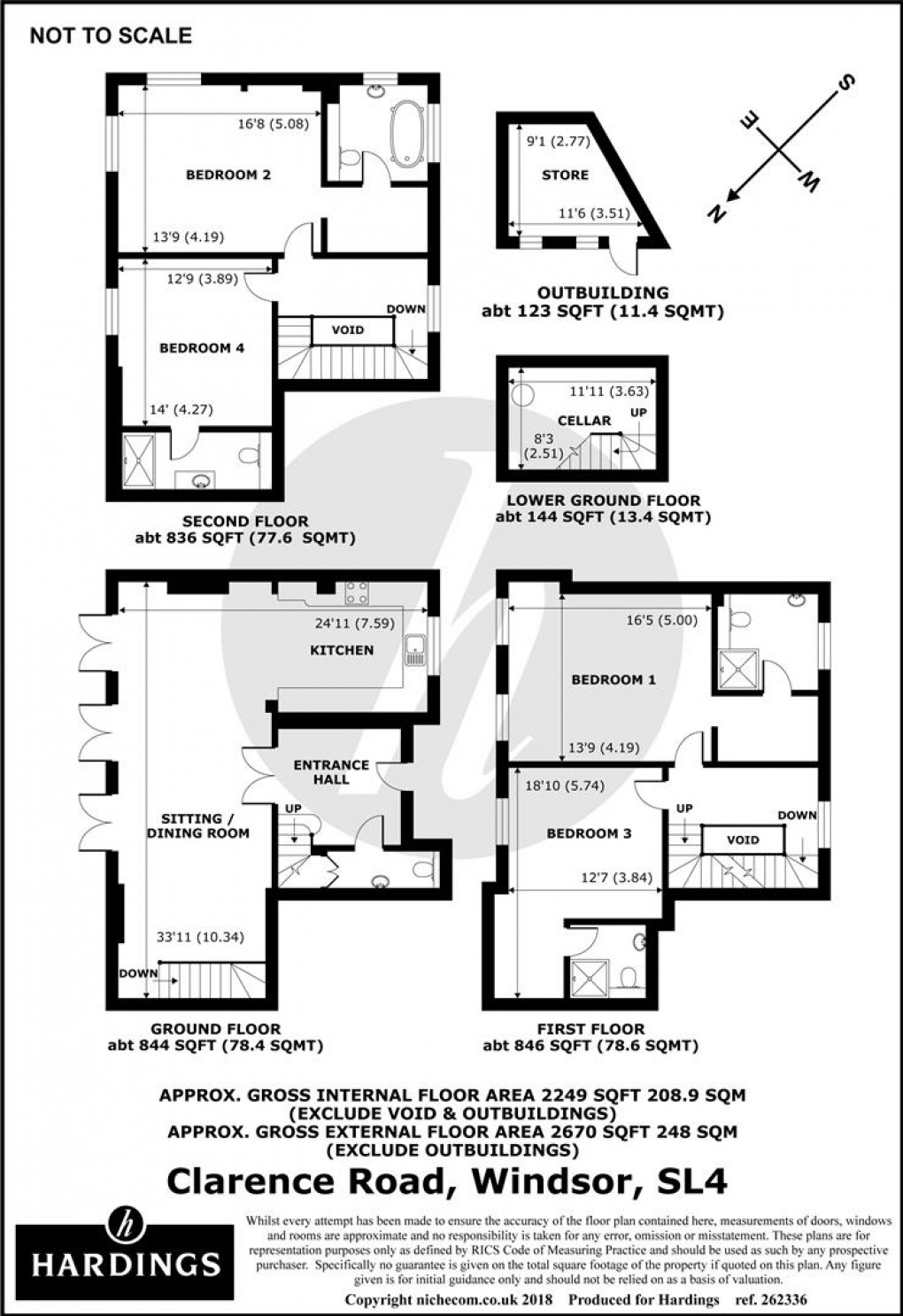 Floorplan for Clarence Road, Windsor, SL4