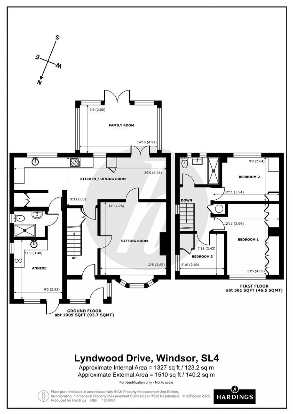 Floorplan for Lyndwood Drive, Old Windsor, Windsor