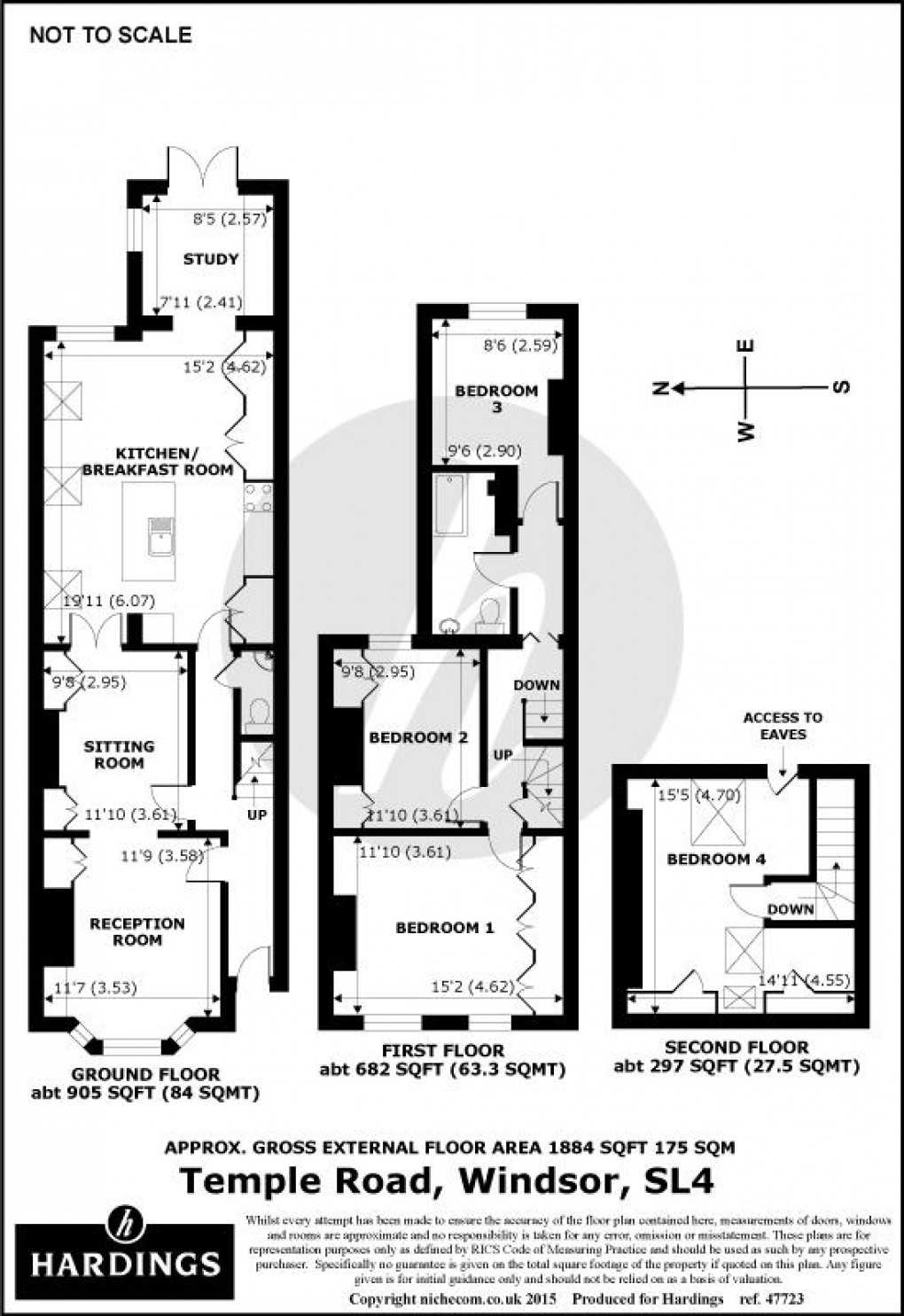 Floorplan for Temple Road Windsor Berkshire