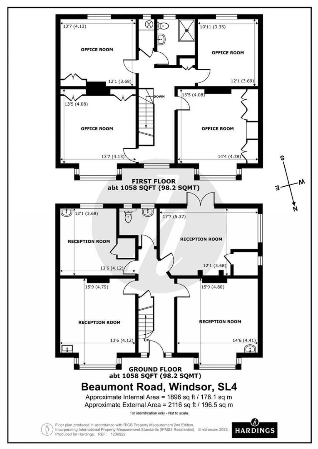 Floorplan for Beaumont Road, Windsor