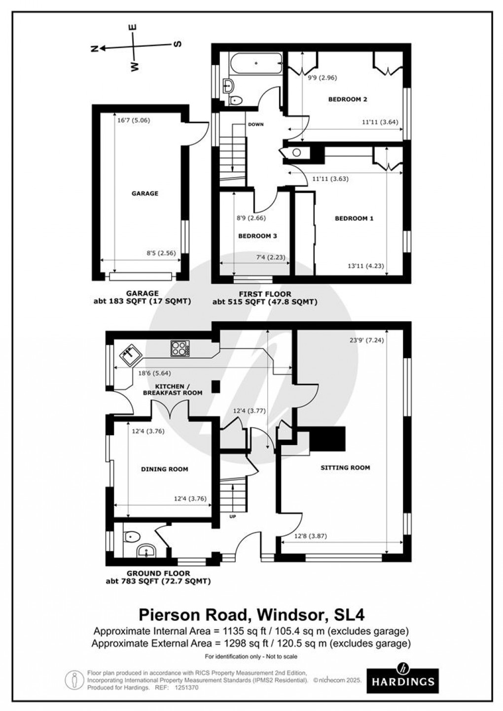 Floorplan for Pierson Road, Windsor