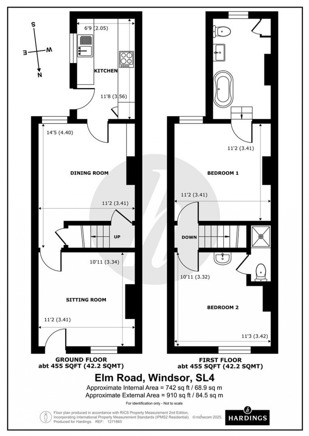 Floorplan for Elm Road, Windsor, Berkshire
