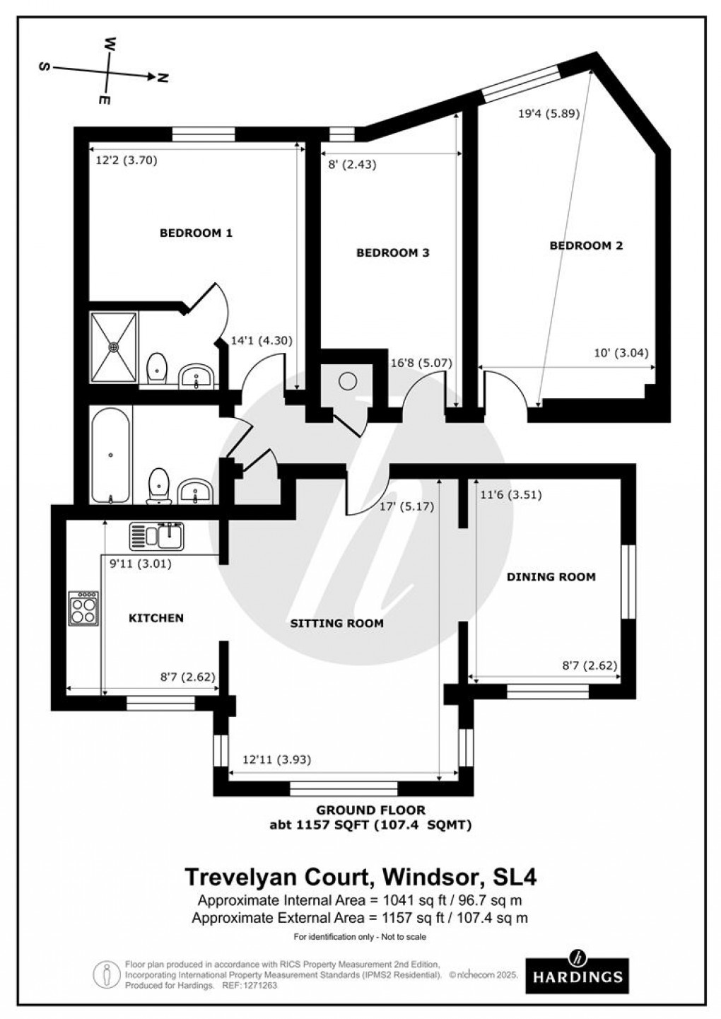 Floorplan for Trevelyan Court, Windsor