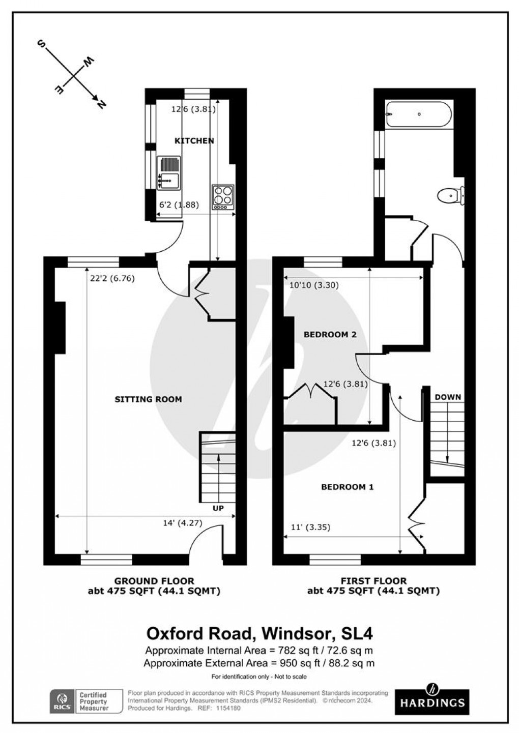 Floorplan for Oxford Road, Windsor, SL4