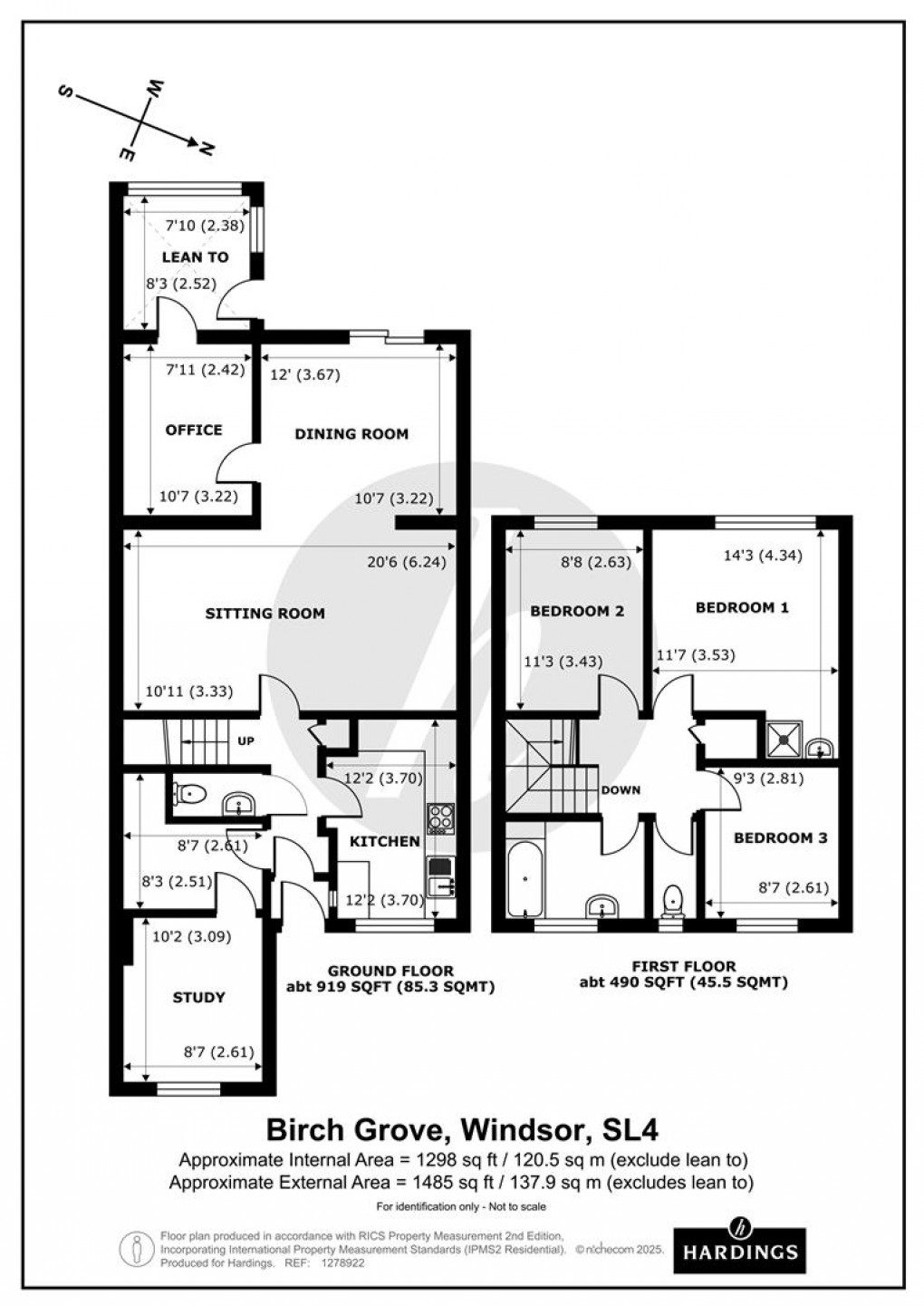 Floorplan for Birch Grove, Windsor