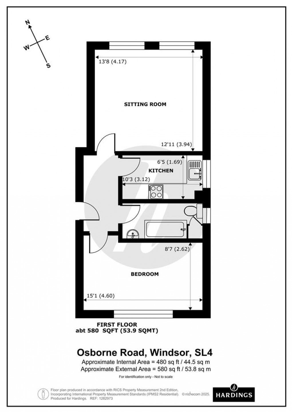 Floorplan for Osborne Road, Windsor