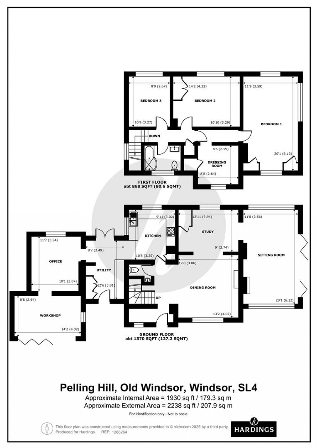Floorplan for Pelling Hill, Old Windsor, Windsor