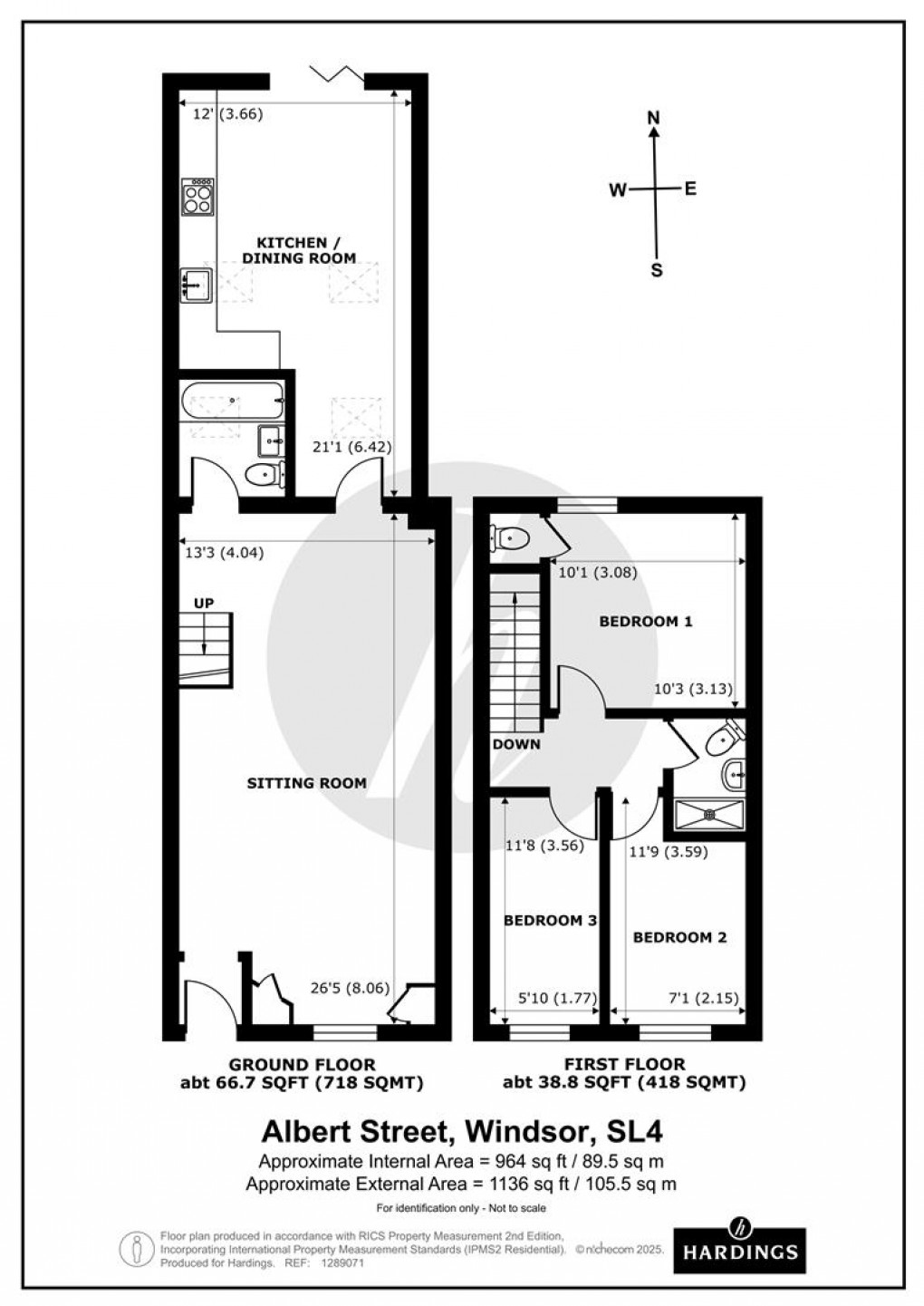 Floorplan for Albert Street, Windsor