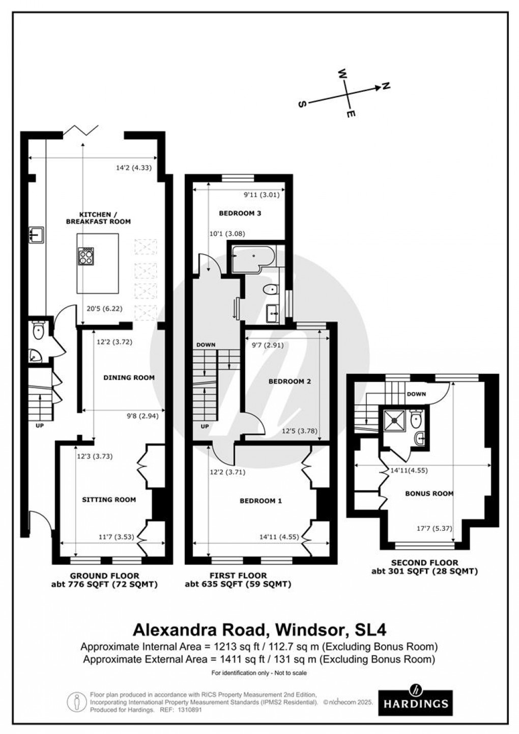 Floorplan for Alexandra Road, Windsor