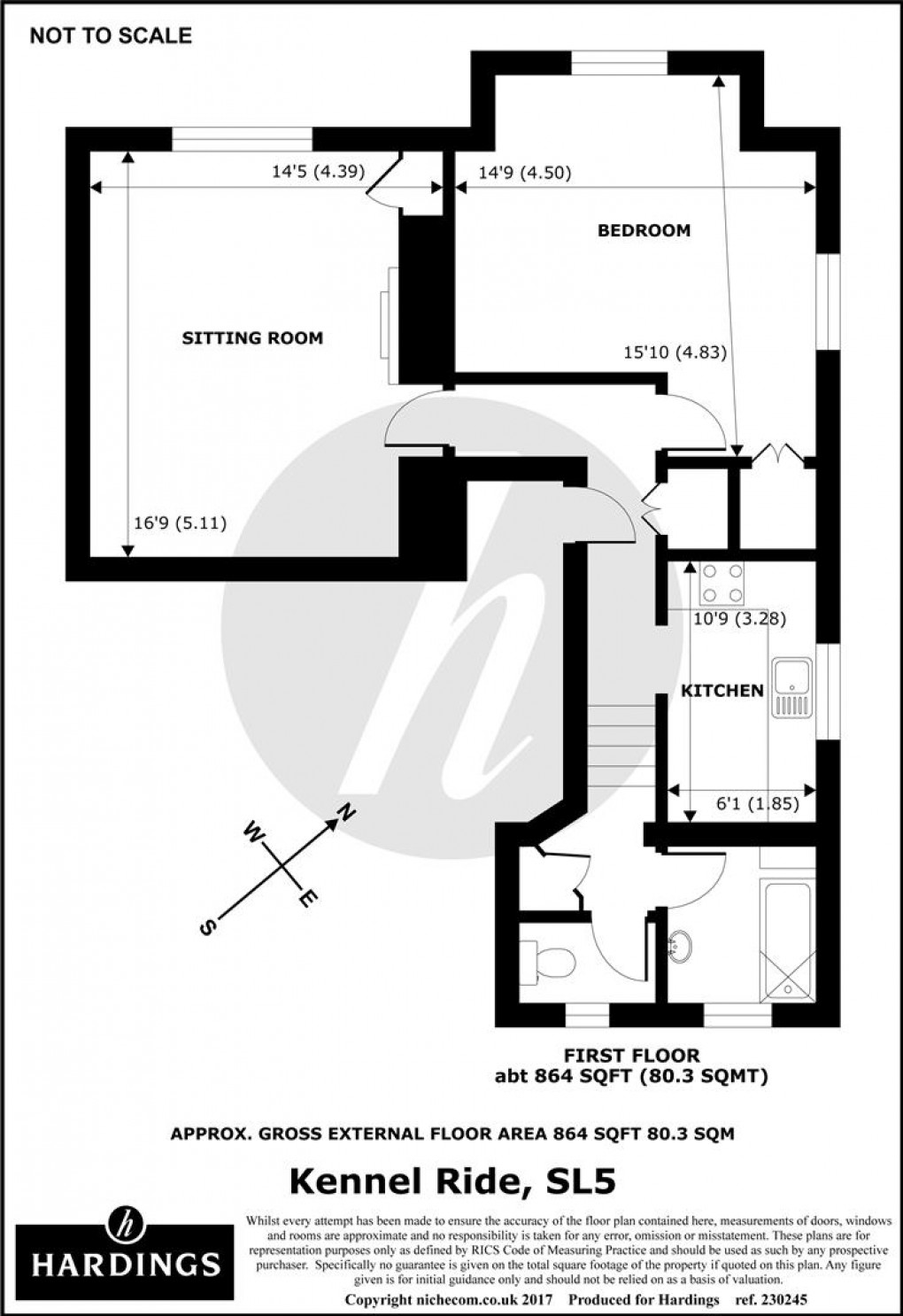Floorplan for Greenways Court, Kensel Ride, Ascot, SL5