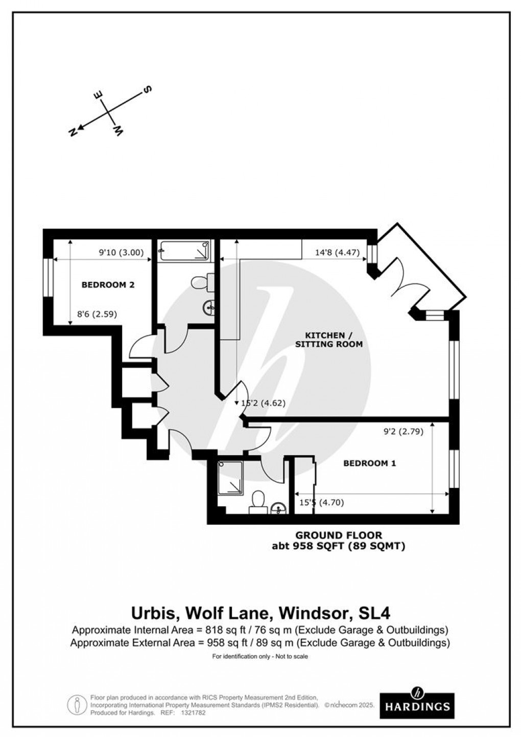 Floorplan for Wolf Lane, Windsor
