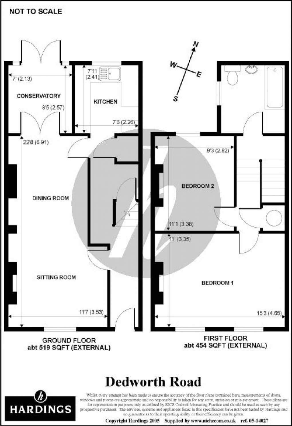 Floorplan for Dedworth Road, Windsor