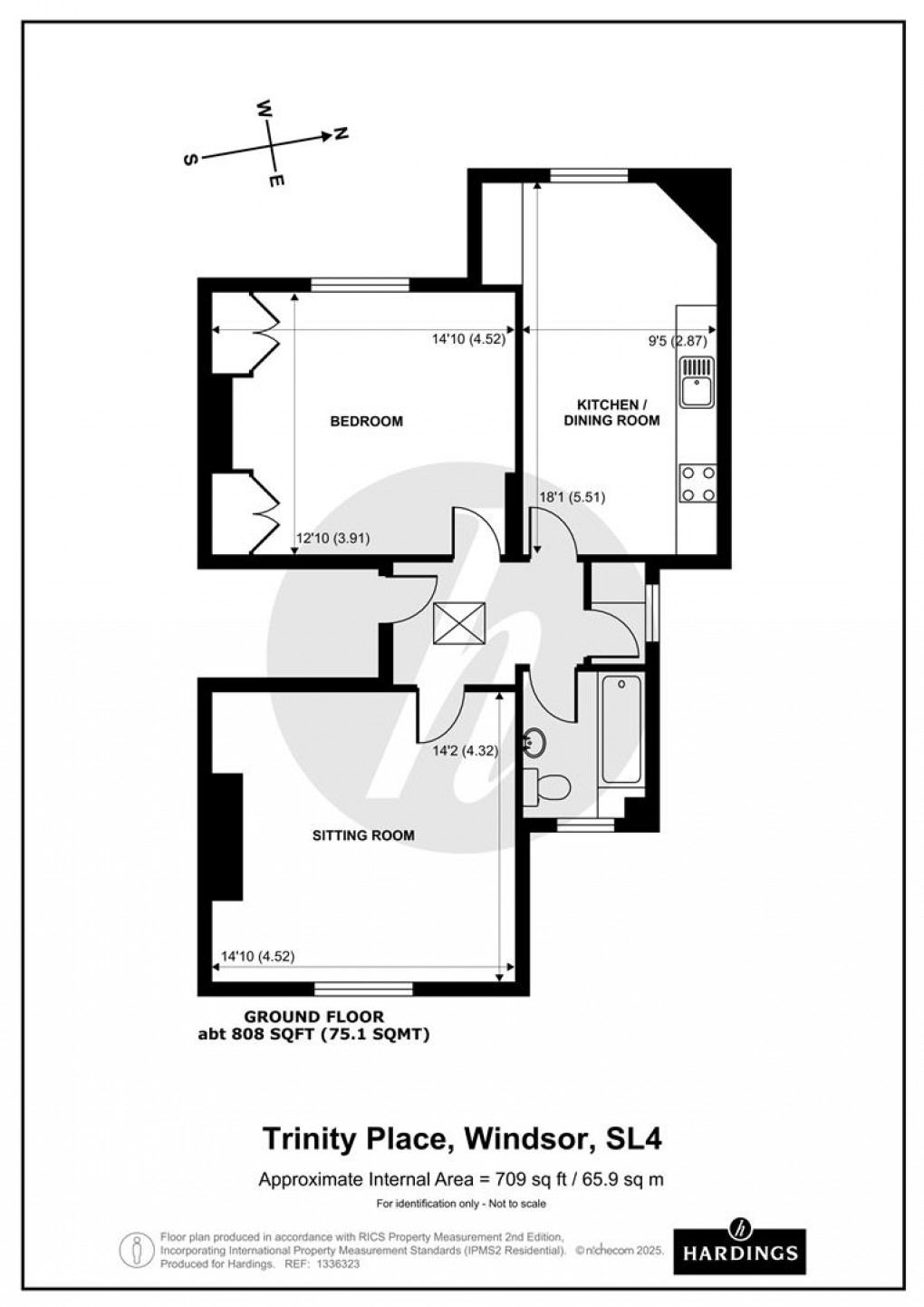 Floorplan for Trinity Place, Windsor