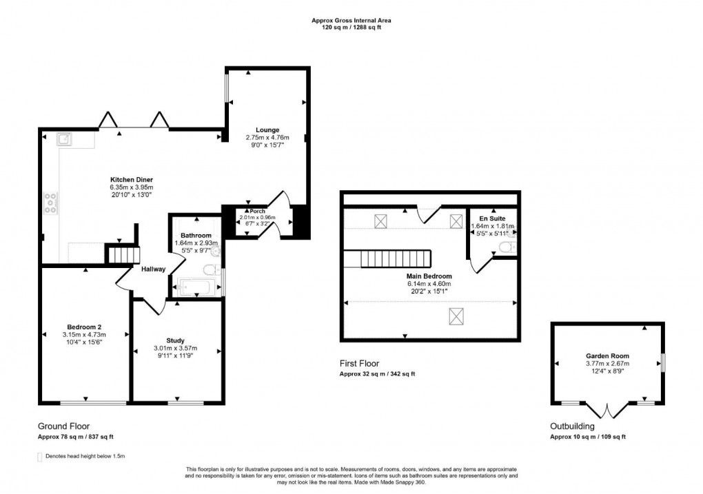 Floorplan for Redford Road, Windsor, SL4