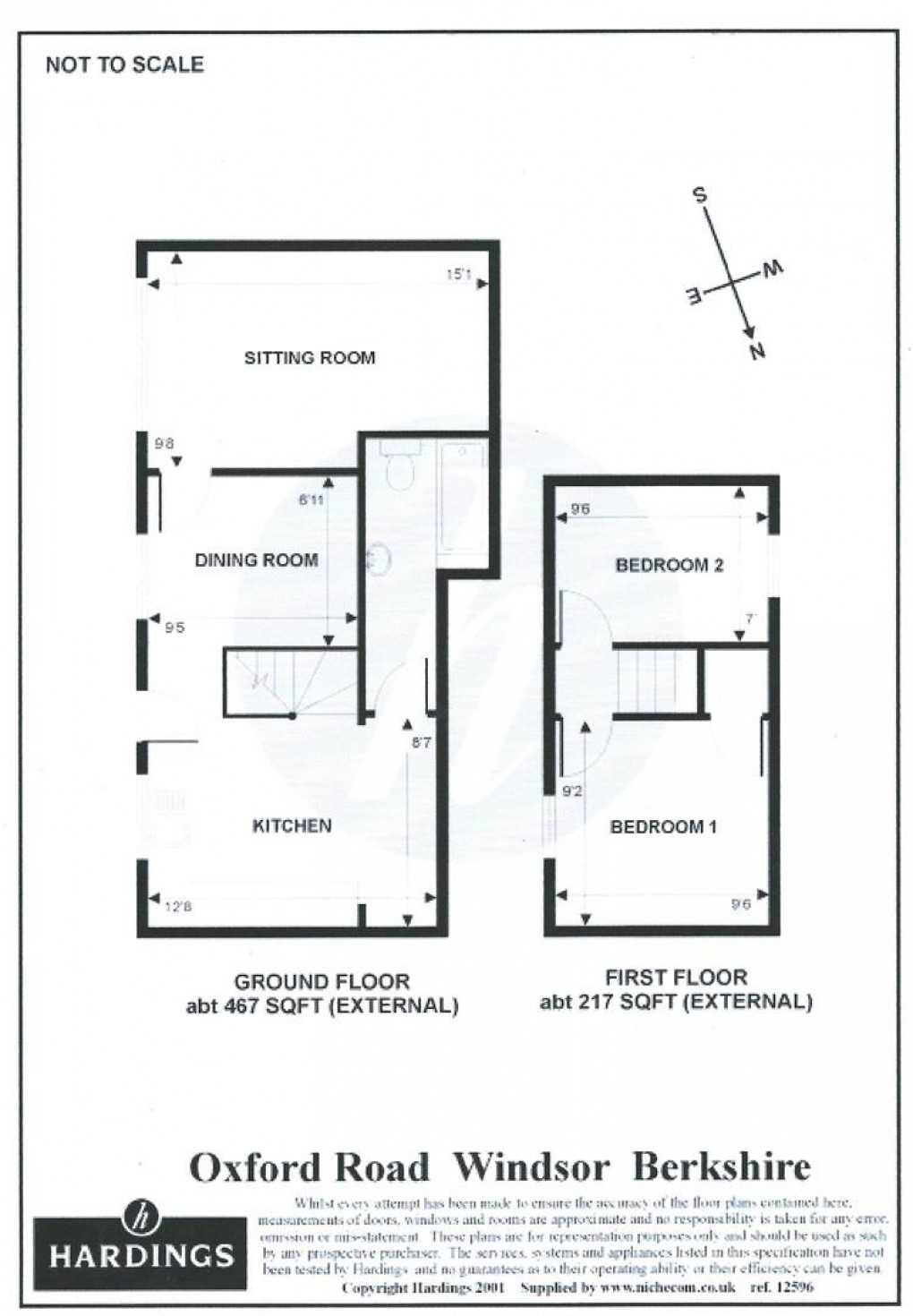 Floorplan for Oxford Road, Windsor, SL4