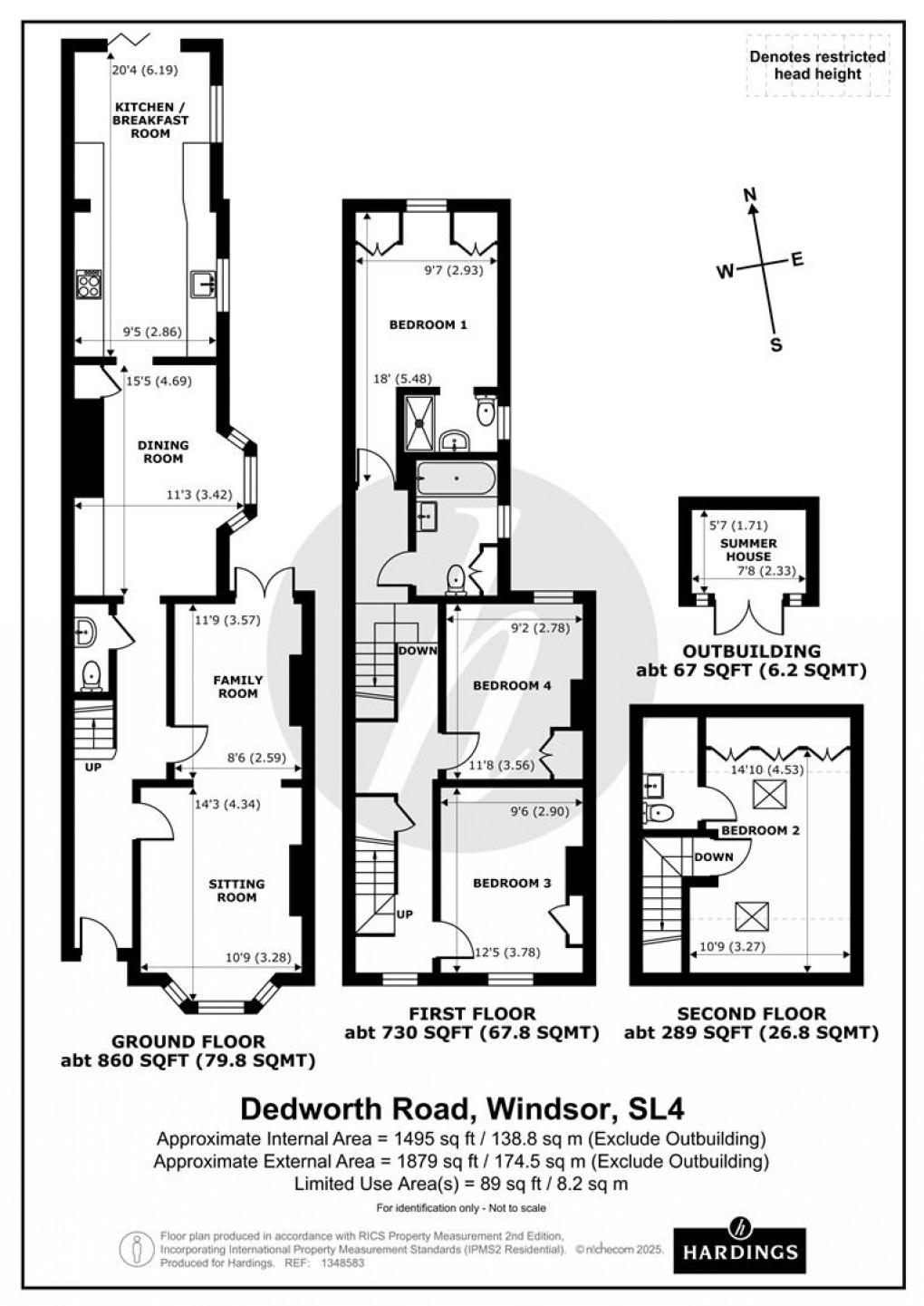 Floorplan for Dedworth Road, Windsor
