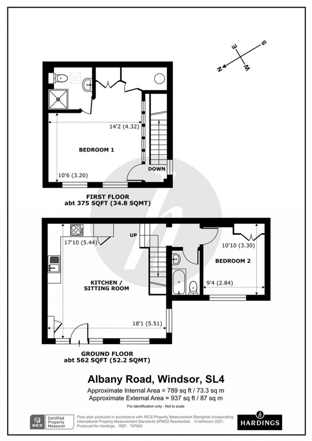 Floorplan for Albany Road, Windsor, SL4