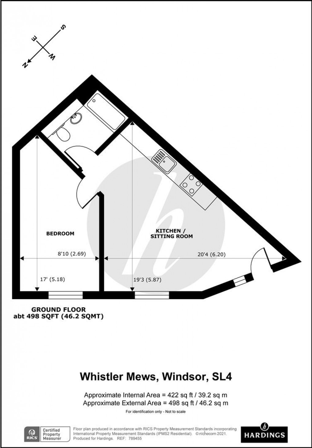 Floorplan for Springfield Road, Windsor, SL4