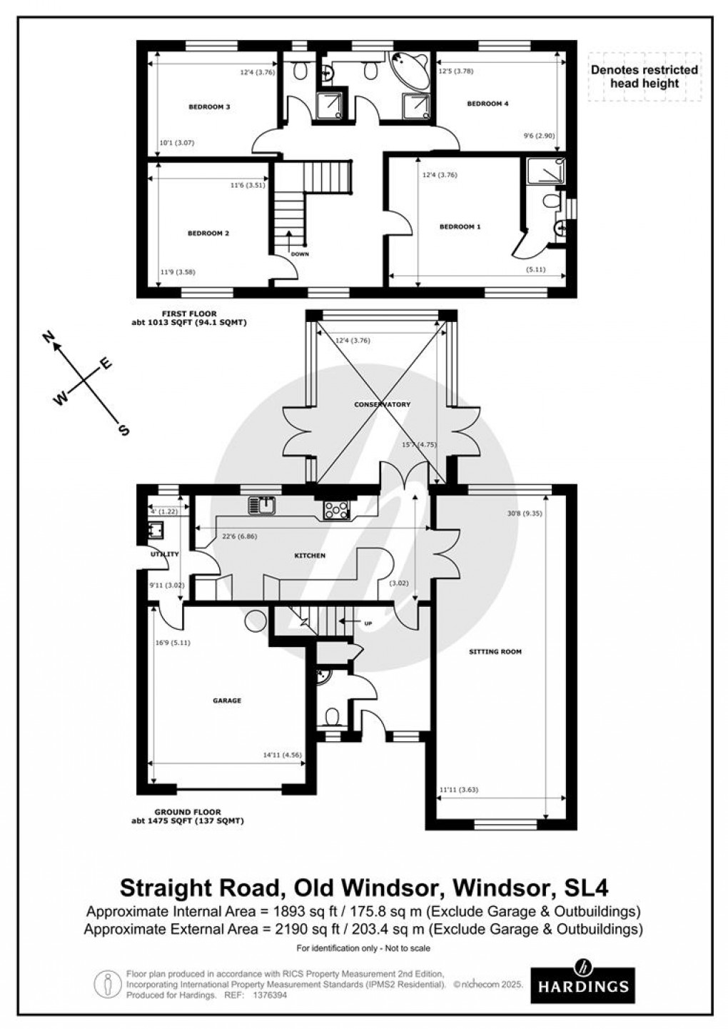 Floorplan for Straight Road, Old Windsor, Windsor