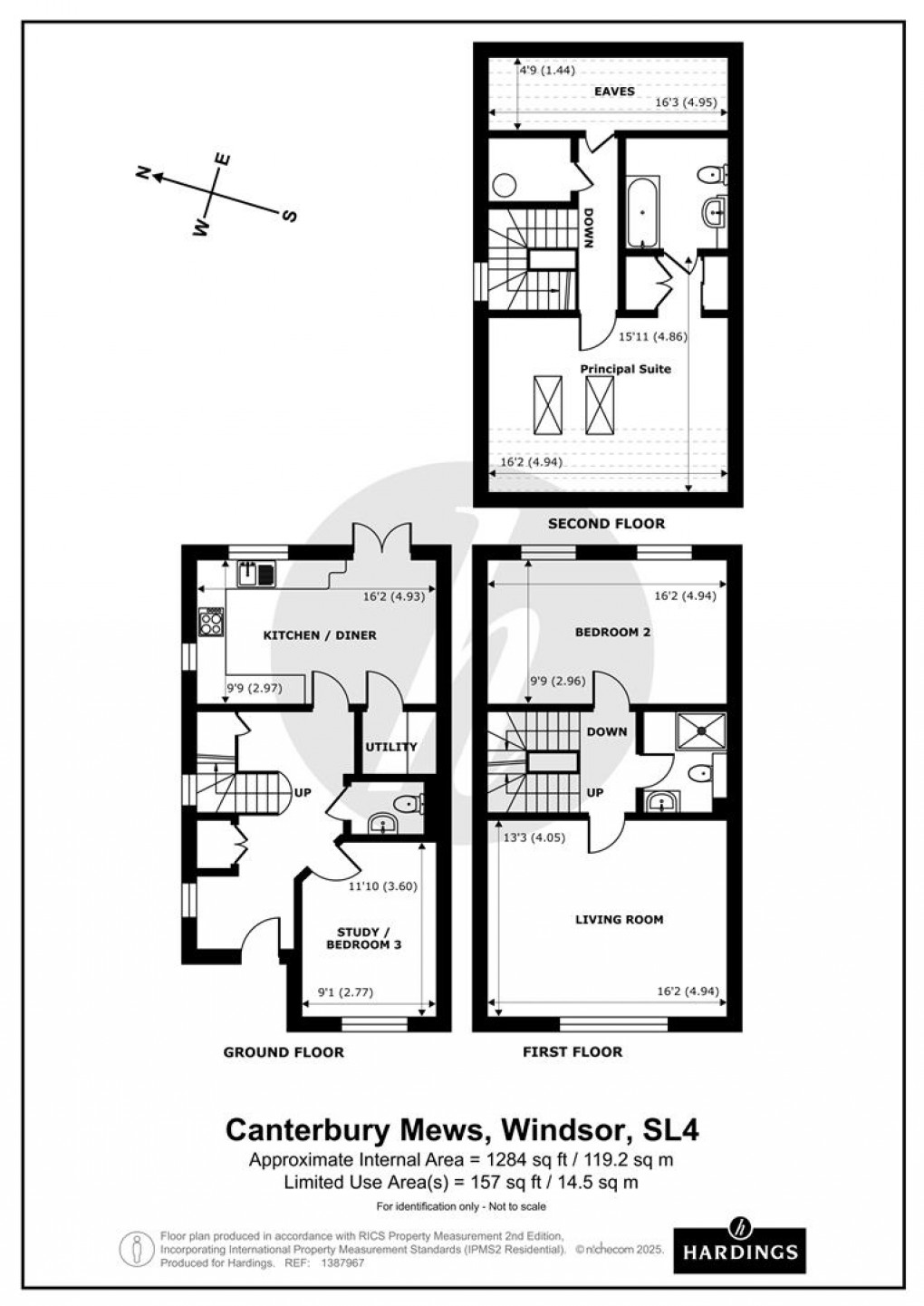 Floorplan for Canterbury Mews, Windsor