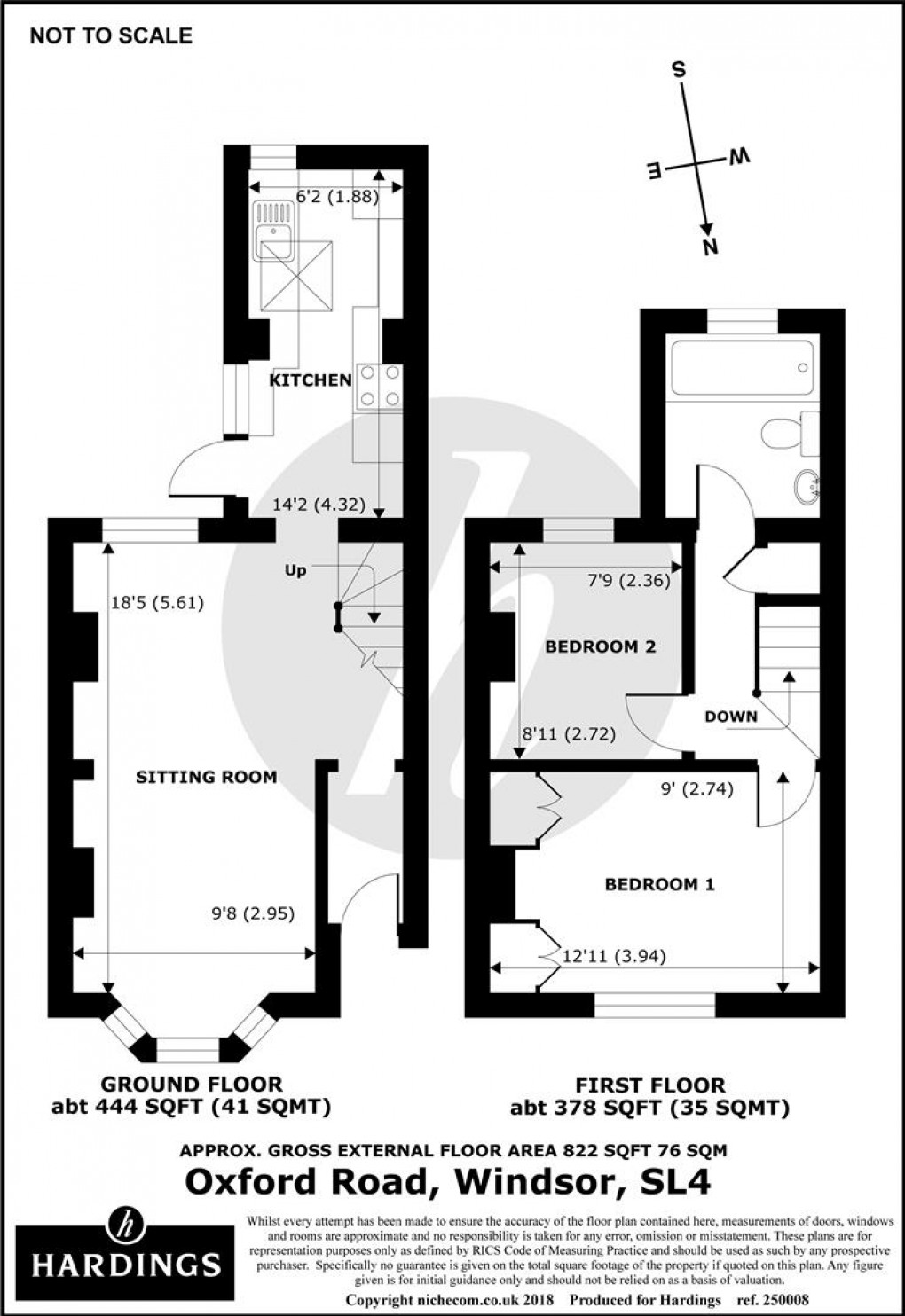 Floorplan for Oxford Road, Windsor, SL4