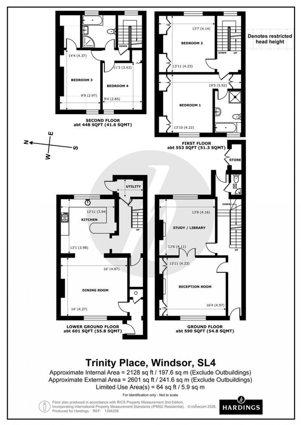 Floorplan for Trinity Place, Windsor