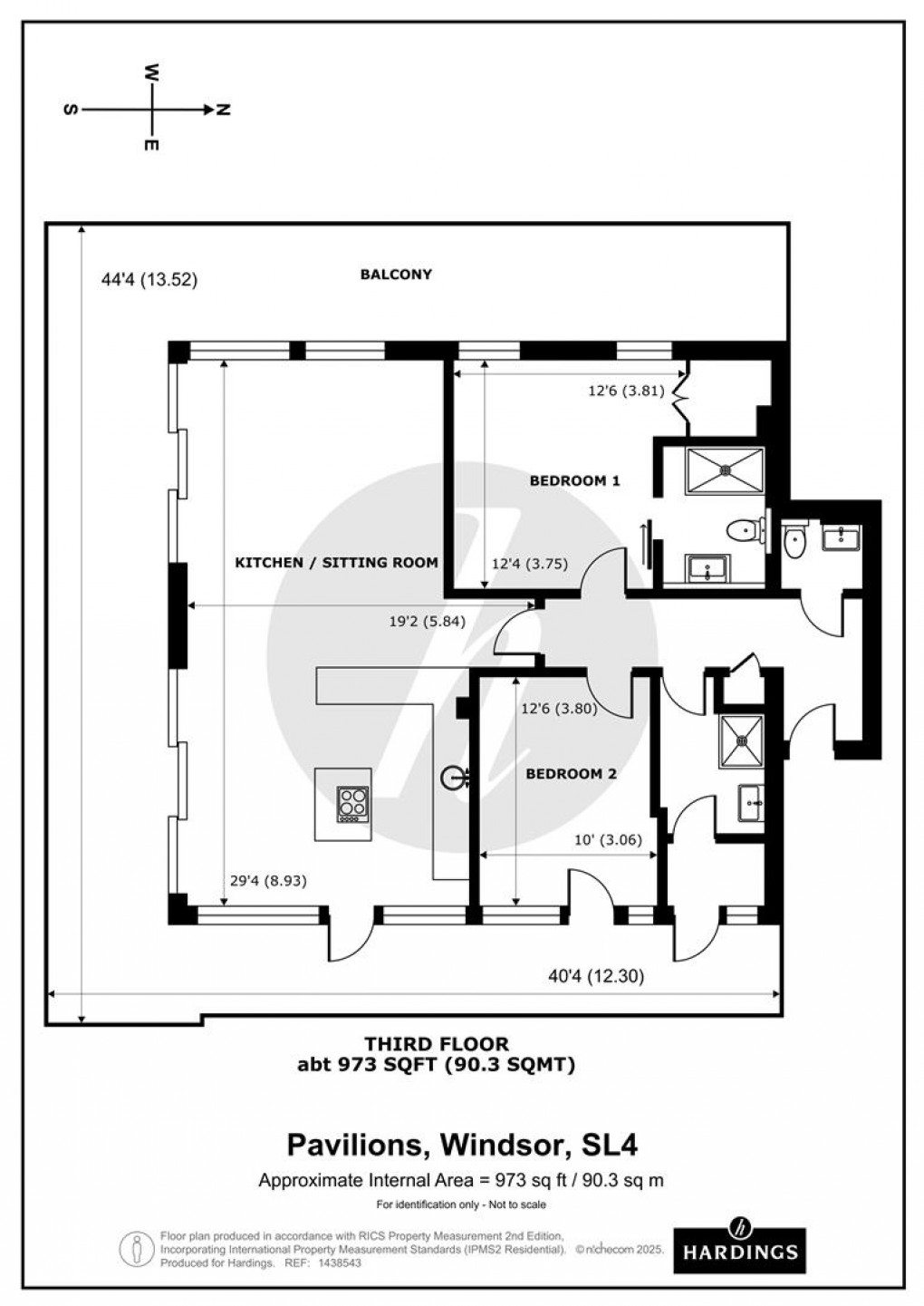 Floorplan for Pavilions, Windsor