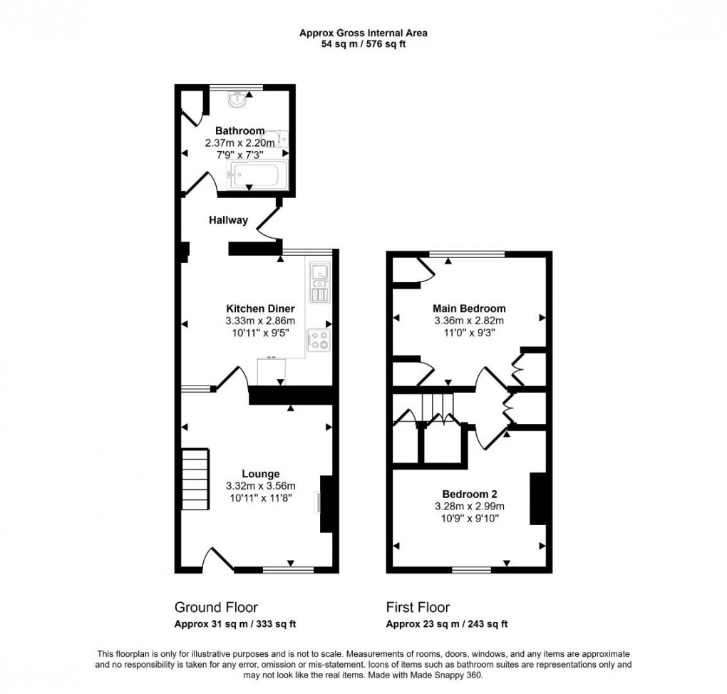 Floorplan for Vansittart Road, Windsor