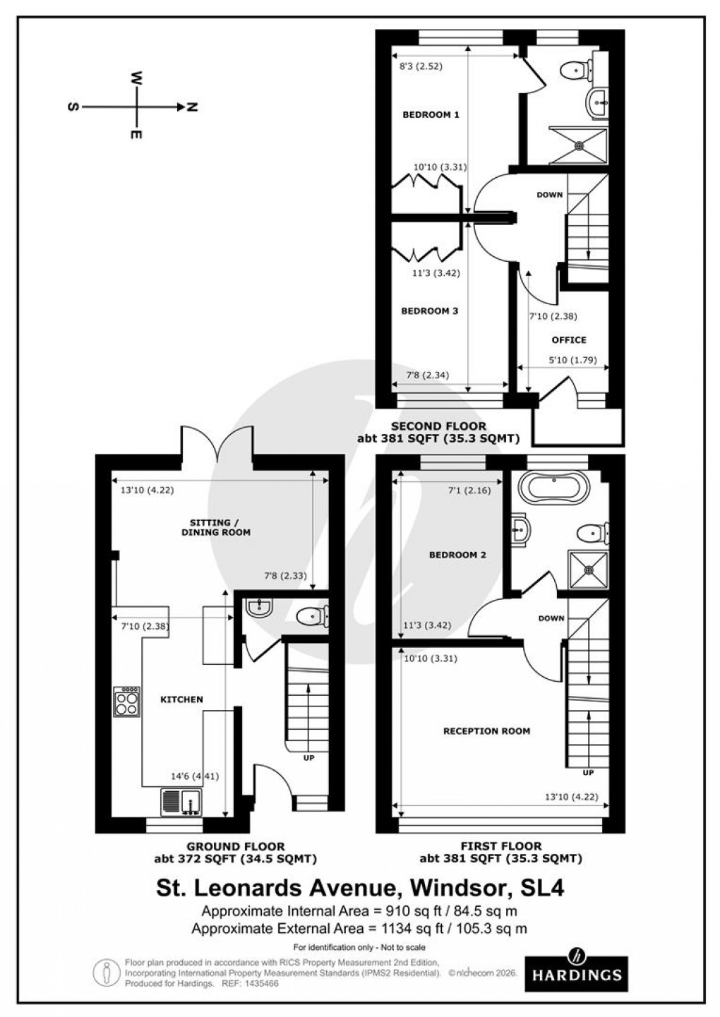 Floorplan for St. Leonards Avenue, Windsor