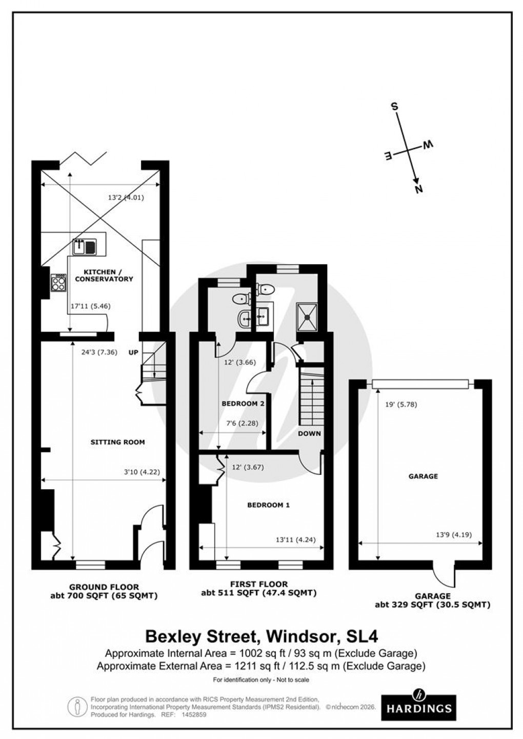 Floorplan for Bexley Street, Windsor
