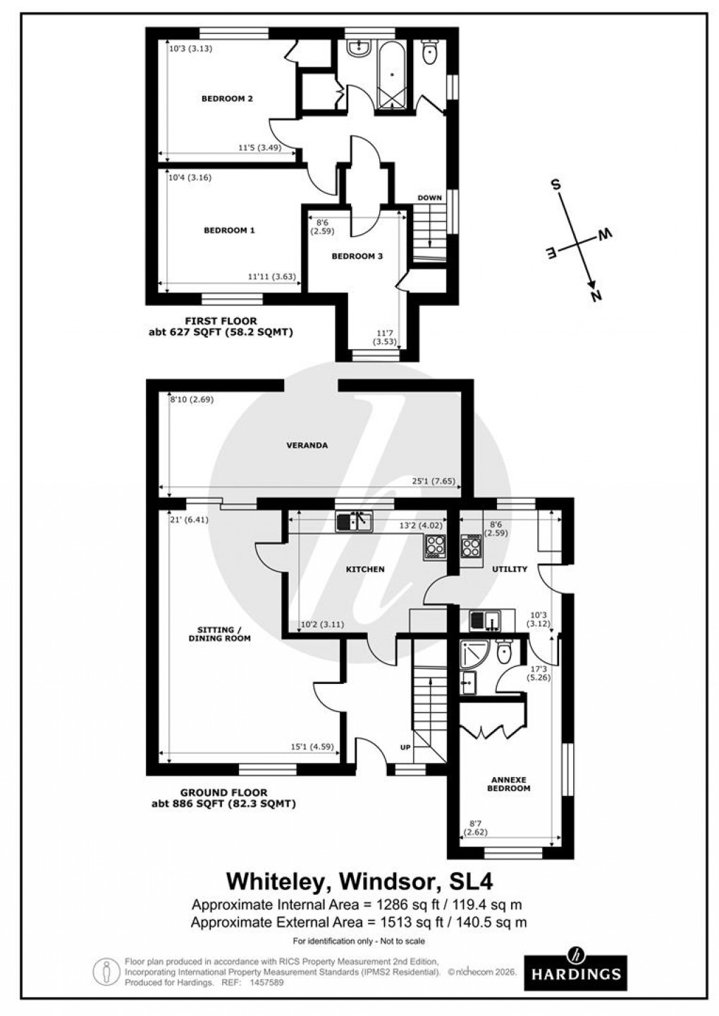 Floorplan for Whiteley, Windsor