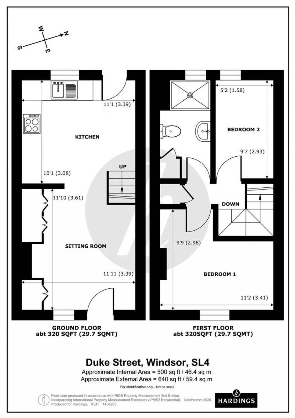 Floorplan for Duke Street, Windsor