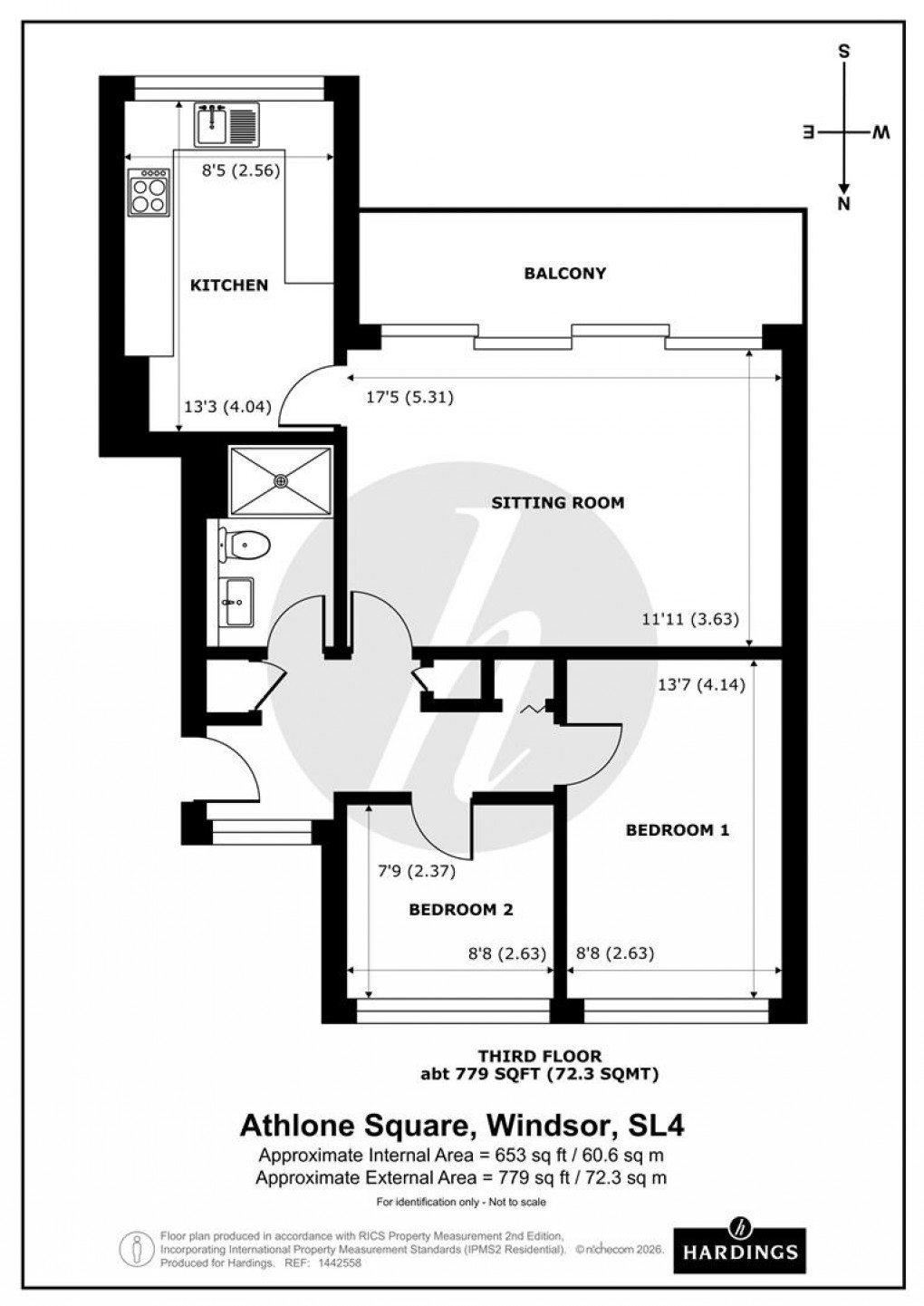 Floorplan for Athlone Square, Windsor
