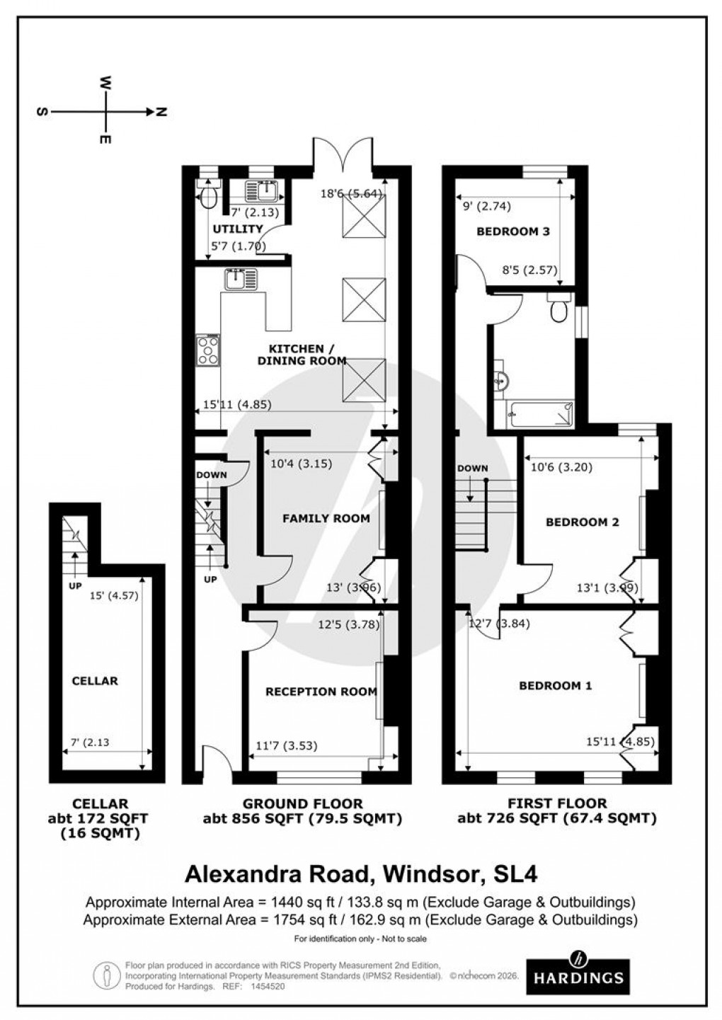 Floorplan for Alexandra Road, Windsor