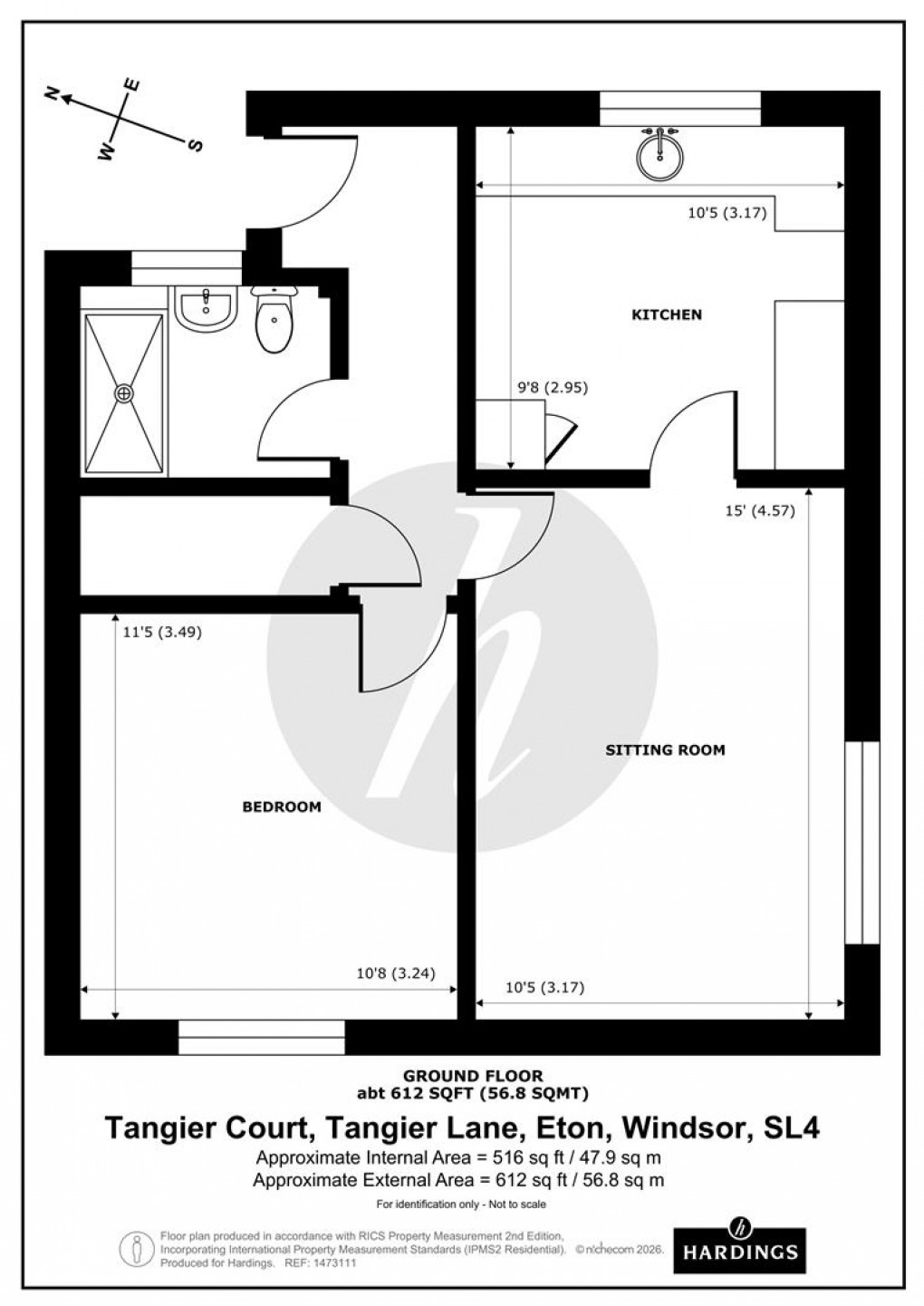 Floorplan for Tangier Lane, Eton, Windsor
