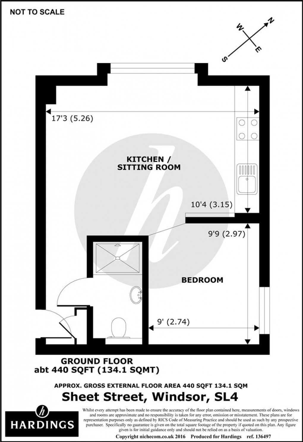 Floorplan for Sheet Street, Windsor