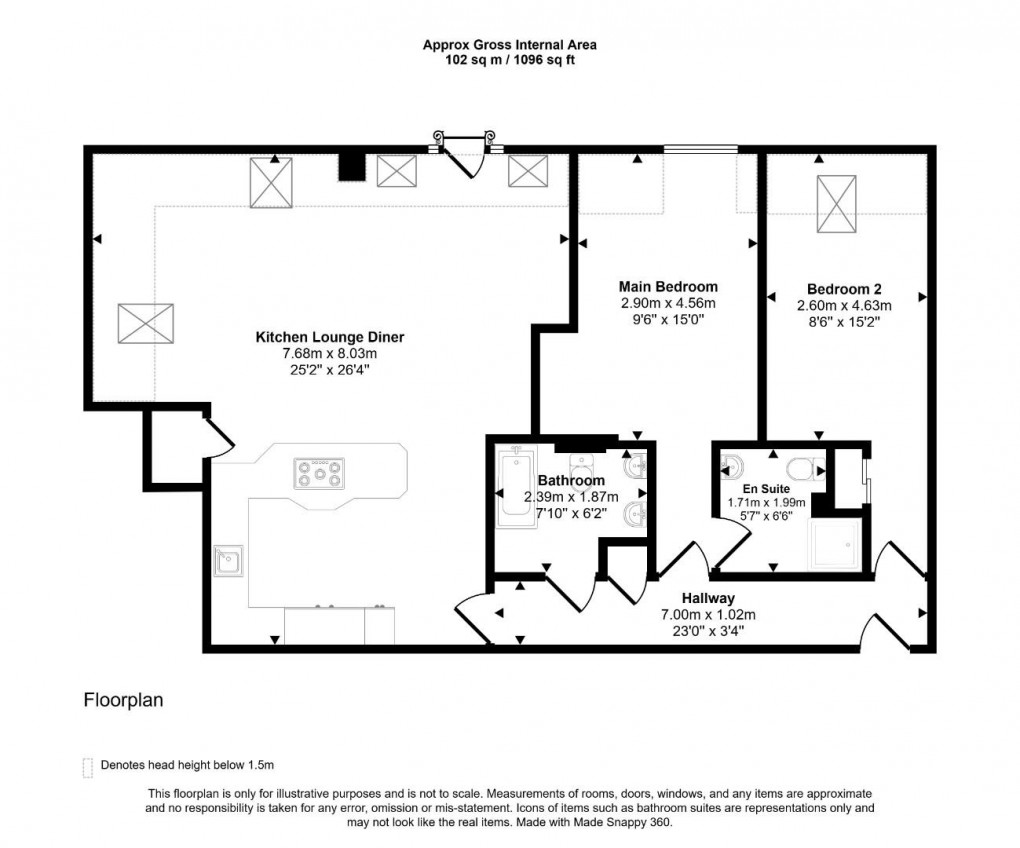 Floorplan for Hermitage Lane, Windsor