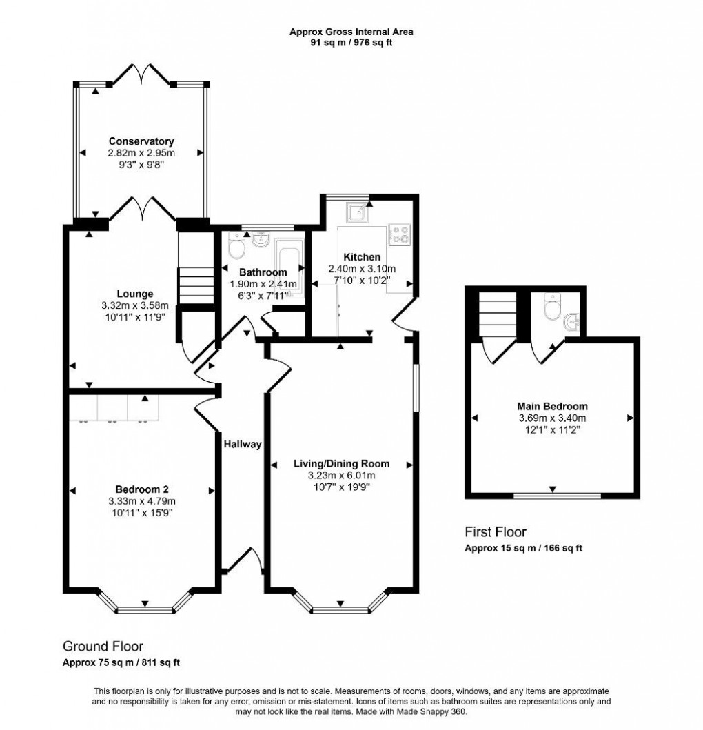 Floorplan for Victoria Road, Eton Wick
