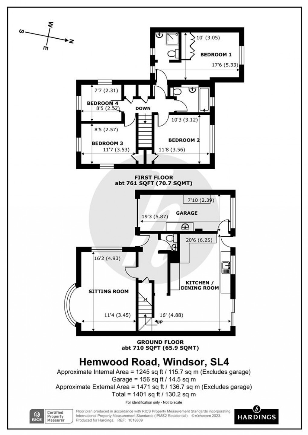 Floorplan for Hemwood Road, Windsor