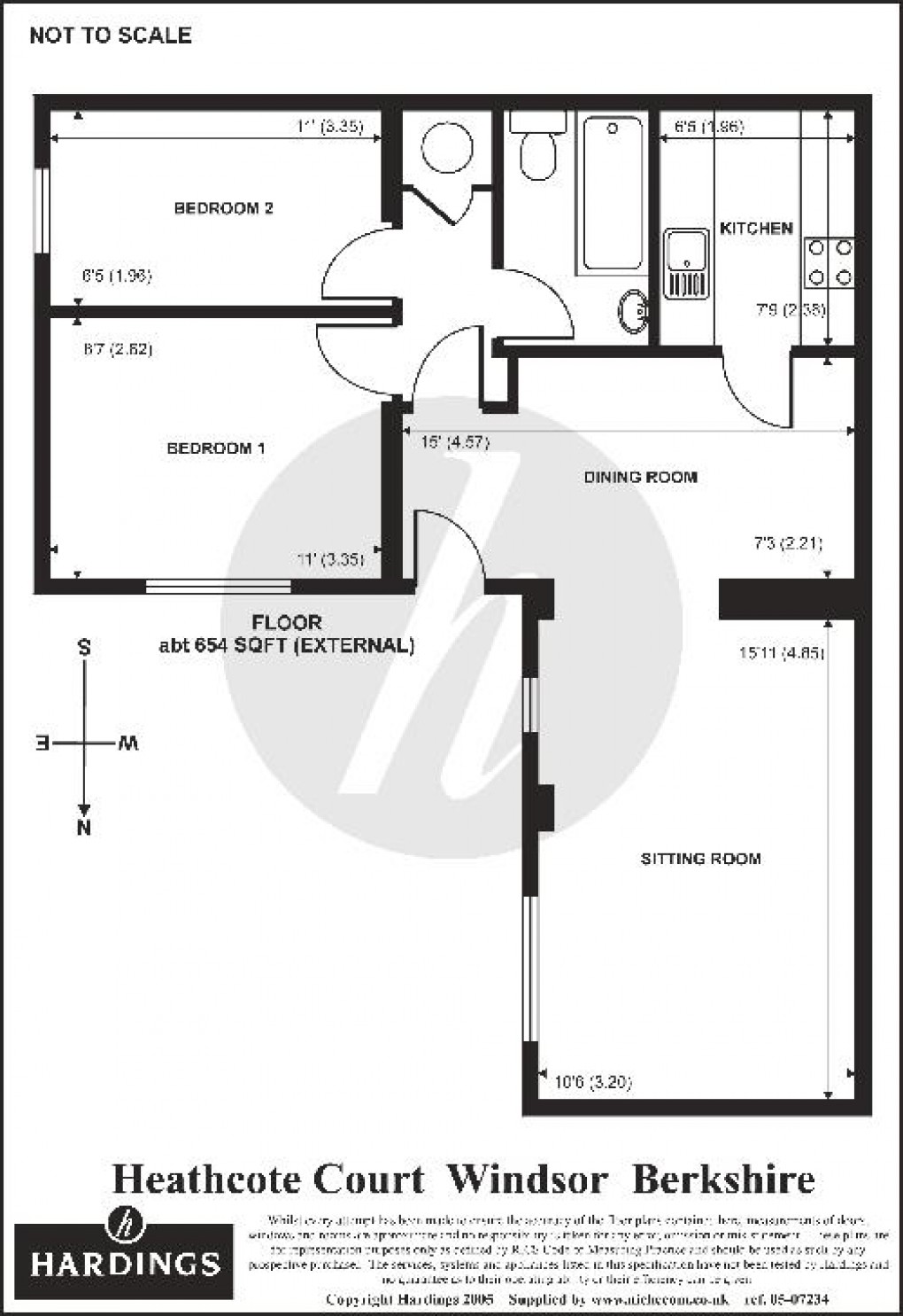 Floorplan for Osborne Road, Windsor