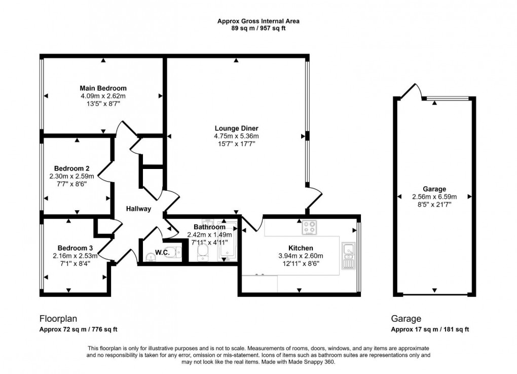 Floorplan for Mountbatten Square, Windsor