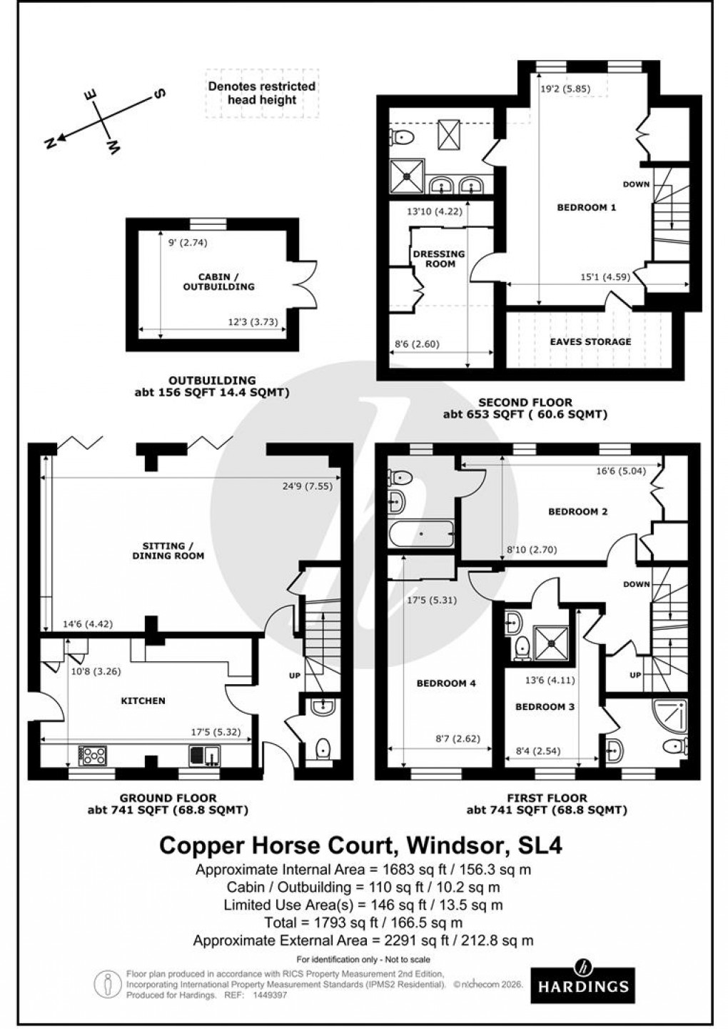 Floorplan for Copper Horse Court, Windsor