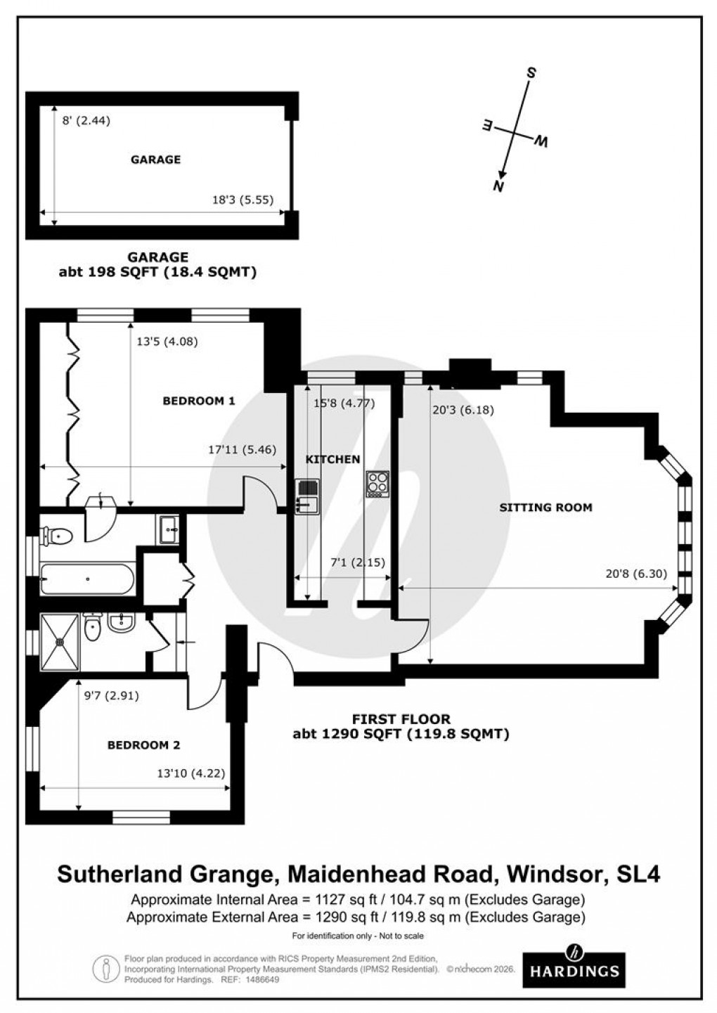 Floorplan for Maidenhead Road, Windsor