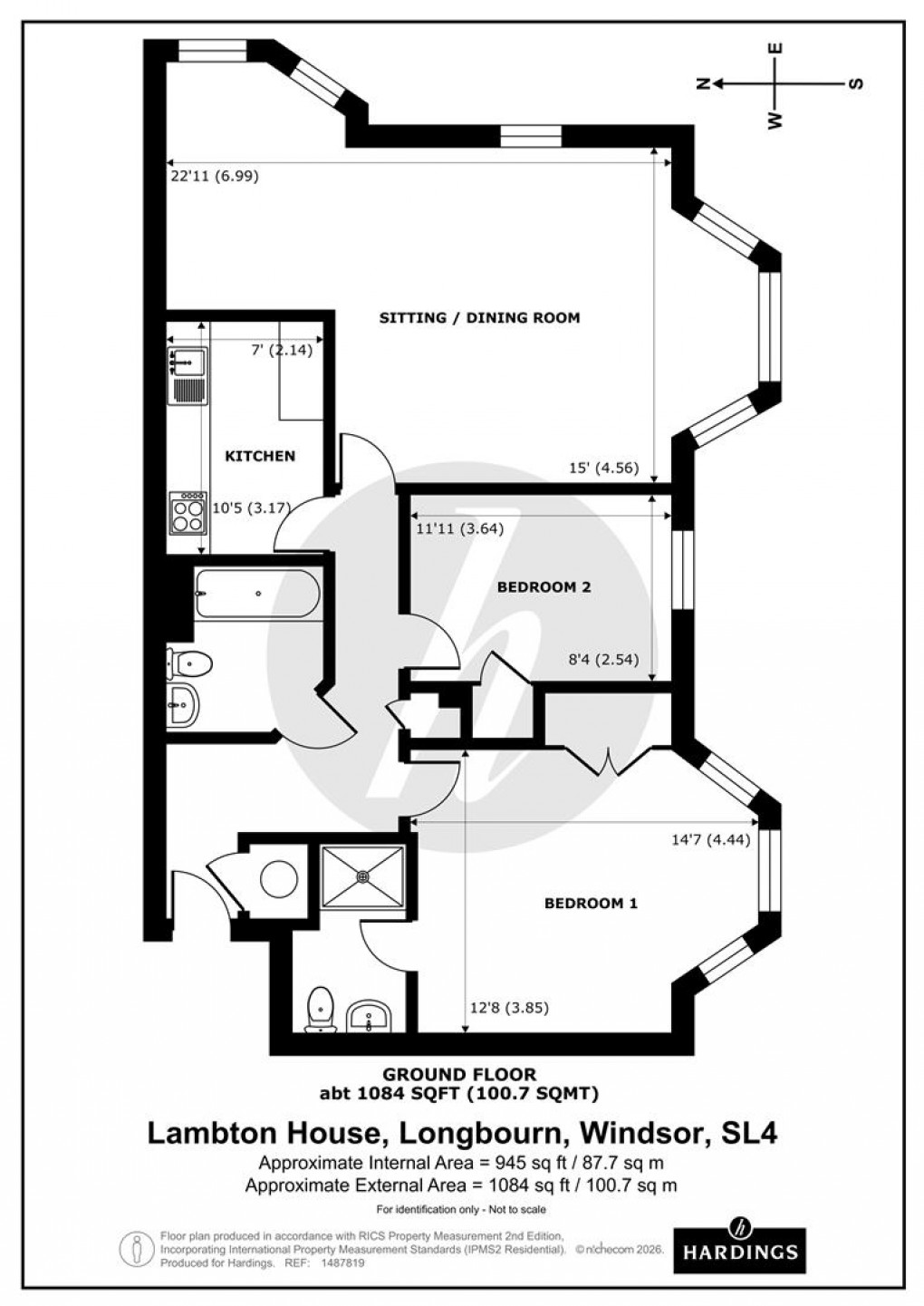 Floorplan for Longbourn, Windsor