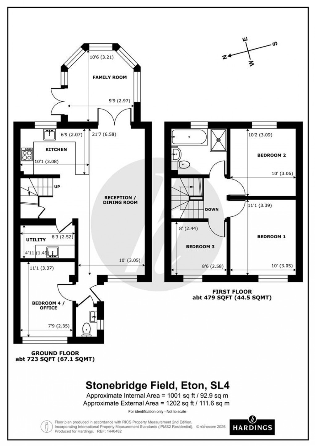 Floorplan for Stonebridge Field, Eton